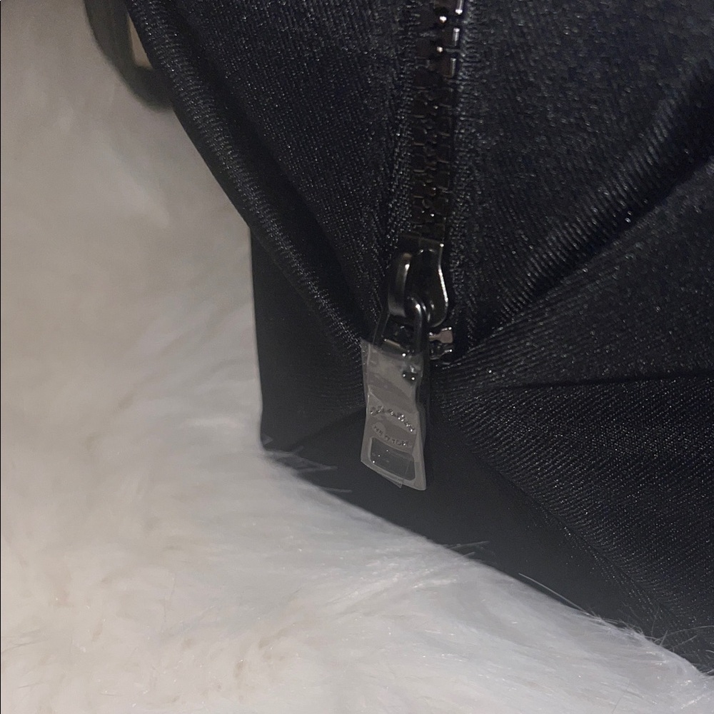 Coach Black Converted Bag with Silver Charm - Picture 4 of 7